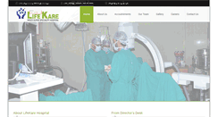 Desktop Screenshot of lifekarehospital.com